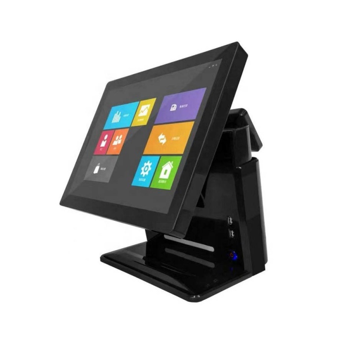 Σύστημα POS 15"Capacitive MoultiTouch w/VFD Οθόνη Πελάτη Intel-i3/4GB DDR3/128GB mSATA/SSD LKS-POS82