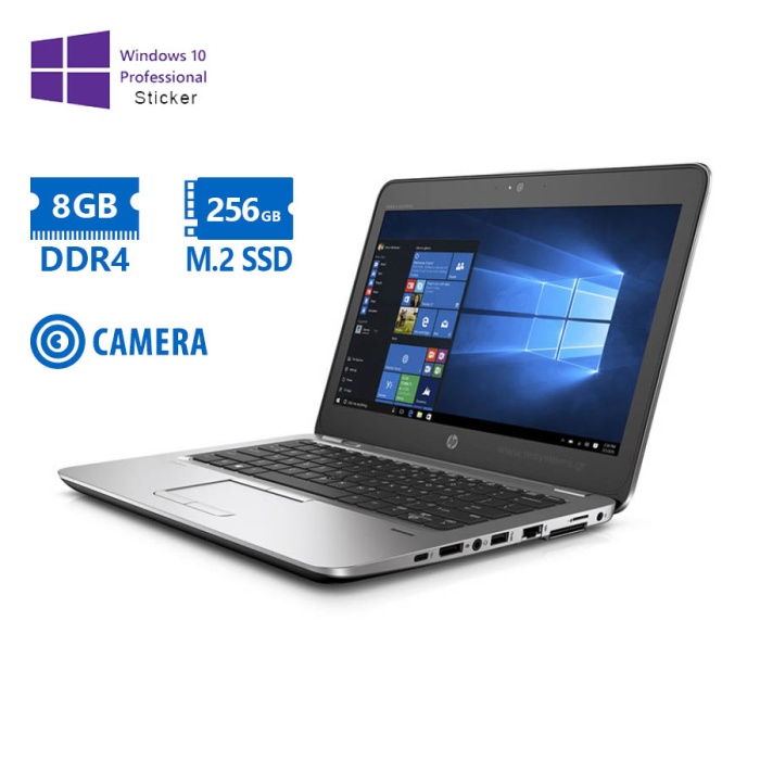 HP EliteBook 820 G4 i5-7300U/12.5"/8GB DDR4/256GB M.2 SSD/No ODD/Camera/10P Grade A Refurbished Lapt