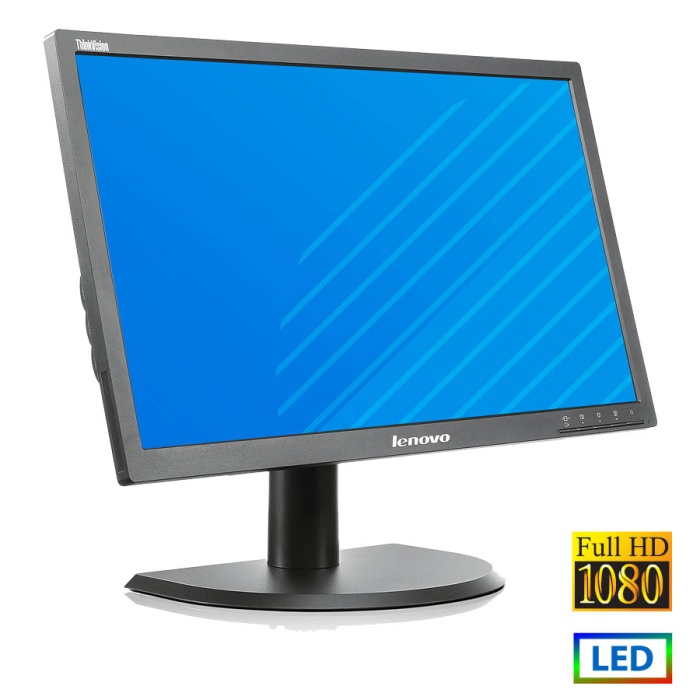 Used (A-) Monitor LT2323p LED/Lenovo/23"FHD/1920x1080/Wide/Black/Grade A-/D-SUB & DVI-D & DP & USB H