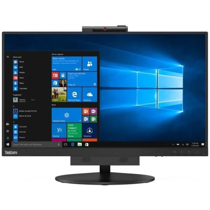 Refurbished24 LENOVO M710Q TINY AIO 24" TOUCH Monitor (I5-6400T/8GB/256GB SSD/FHD/W10 Pro GR)