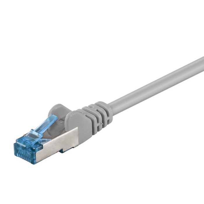 GOOBAY καλώδιο δικτύου 94137, CAT 6A S/FTP, 500 MHz, CU, 0.25m, γκρι