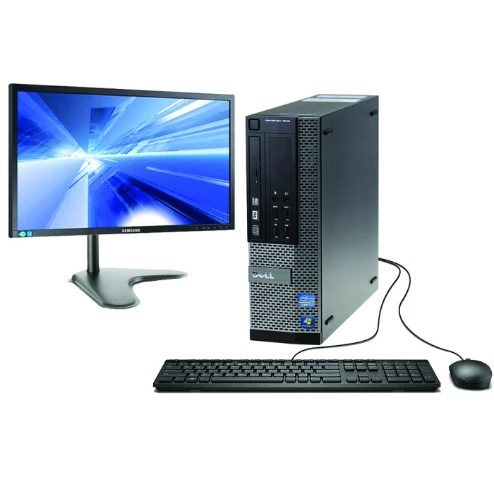 Refurbished Grade A Combo PC Dell OptiPlex 7010 SFF (i5-3570/8GB/128GB SSD/ Windows 10 Pro) + Monitor 22″ Samsung S22C450BW LED Δώρο Keyboard/Mouse