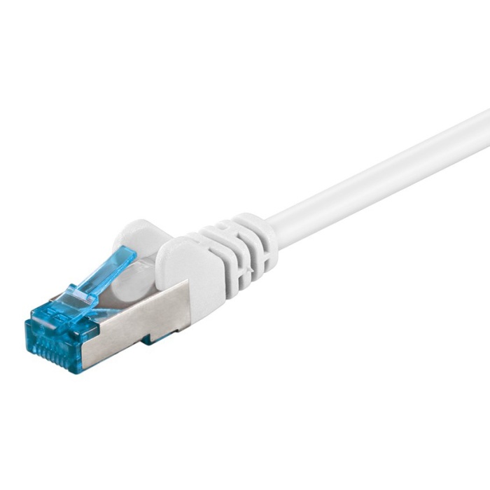 GOOBAY καλώδιο δικτύου 93823, CAT 6A S/FTP, 500 MHz, CU, 5m, λευκό