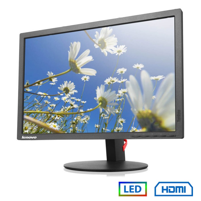 Used Monitor T2054pC LED/Lenovo/20"/1440x900/Wide/Black/Grade B/D-SUB & DP & HDMI