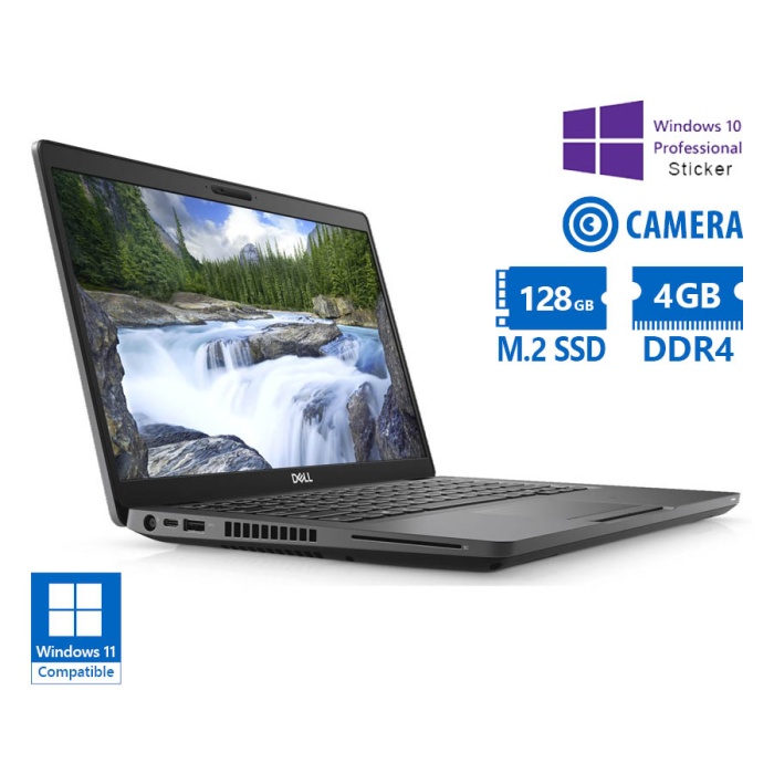 Dell (B) Latitude 5400 i5-8365U/14"/4GB DDR4/128GB M.2 SSD/No ODD/Camera/10P Grade B Refurbished Lap