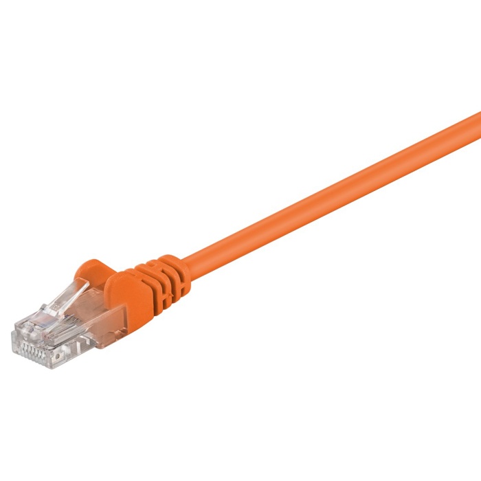 GOOBAY καλώδιο δικτύου 95227, CAT 5e U/UTP, CCA, PVC, 2m, πορτοκαλί