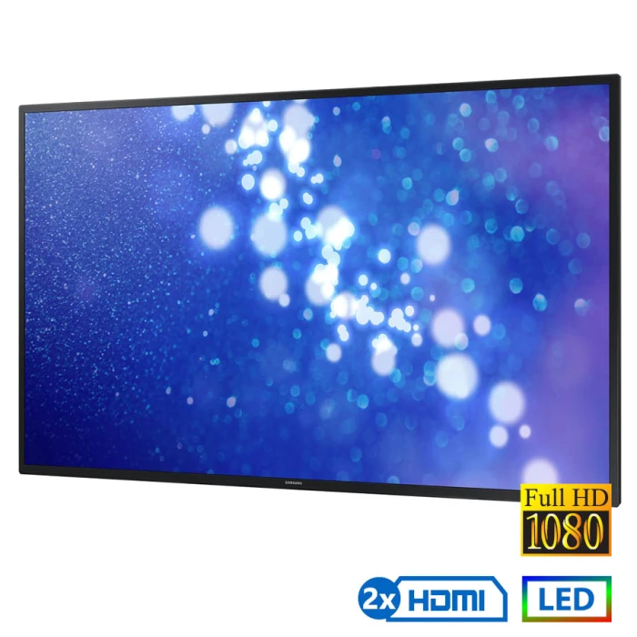 Used Signage Display LH75DME LED/Samsung/75"FHD/1920x1080/Black/D-SUB & DVI-D & 2xHDMI & DP & RJ45