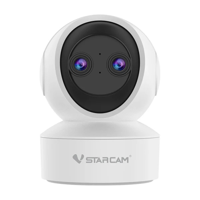 VSTARCAM smart κάμερα CS49D, 3MP, dual lens, WiFi, PTZ, SD