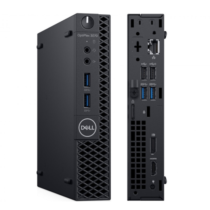 Refurbished Dell OptiPlex 3070 Micro (I5-8500T/8GB/256GB SSD/Intel UHD Graphics/Windows 10 Pro) Grade A