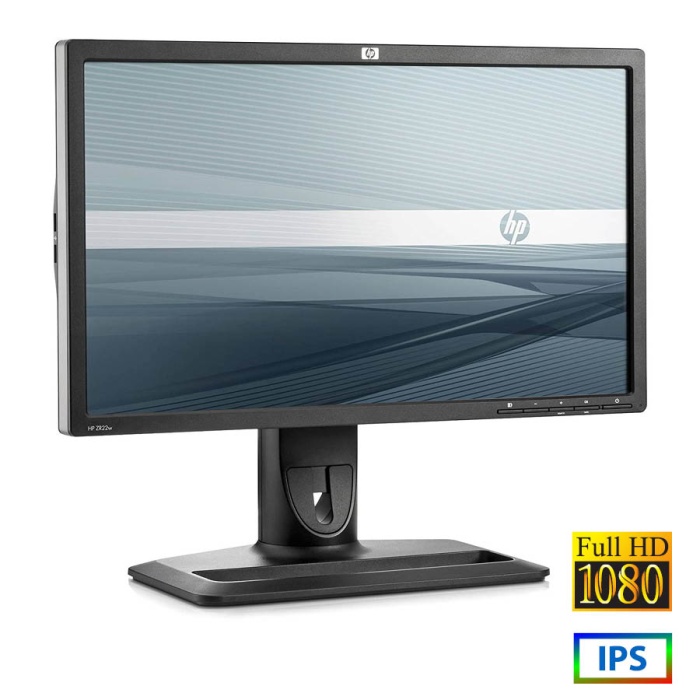 Used Monitor ZR22w IPS LED/HP/22"FHD/1920x1080/Wide/Black/D-SUB & DVI-D & DP