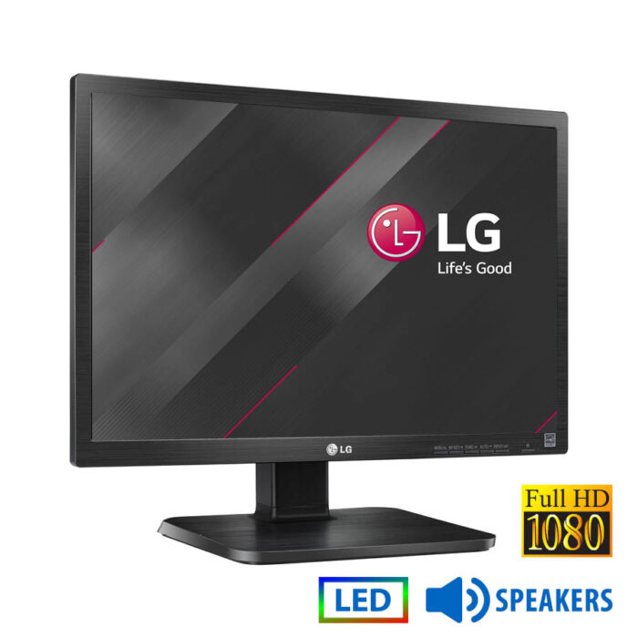 Used Monitor 24EB23PM LED/LG/24"FHD/1920x1080/Wide/Black/w/Speakers/D-SUB & DVI-D & DP