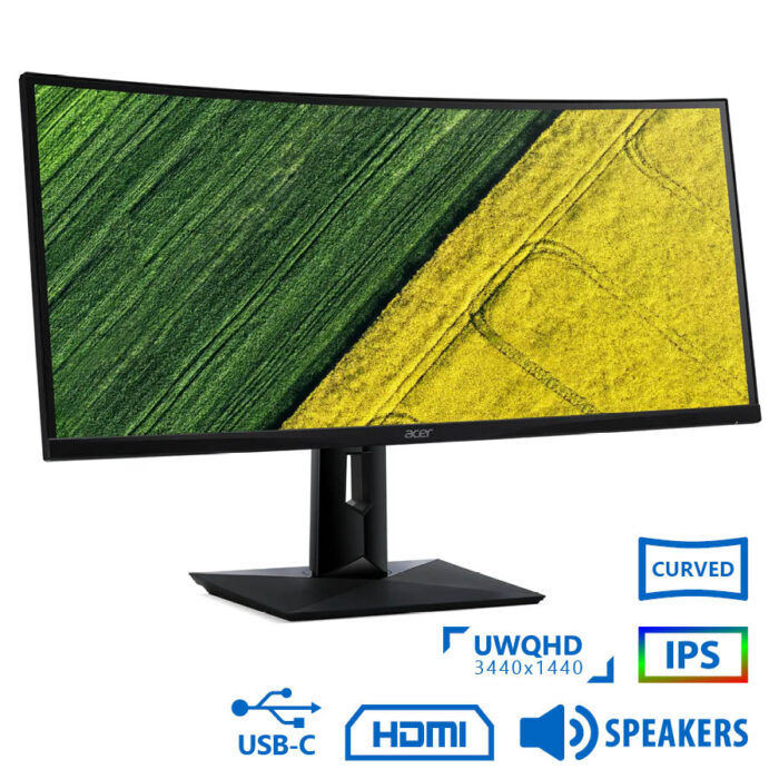 Used (A-) Monitor CZ340CK Curved IPS LED/Acer/34"Utra HD 4K/3840x2160/Black/w/Speakers/Grade A-/DP &