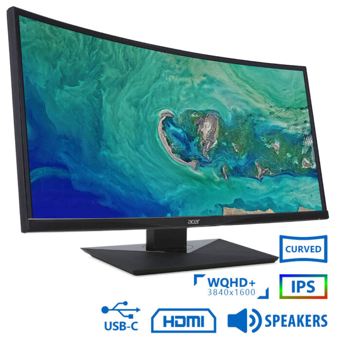 Used (A-) Monitor CZ380CQK Curved IPS LED/Acer/38"UW-QHD/3840x1600/Black/w/Speakers/Grade A-/DP & HD