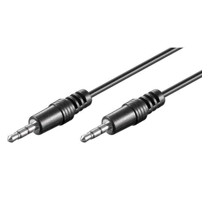 CABLETIME καλώδιο ήχου 3.5mm AV301-11N, AUX, 1m, μαύρο