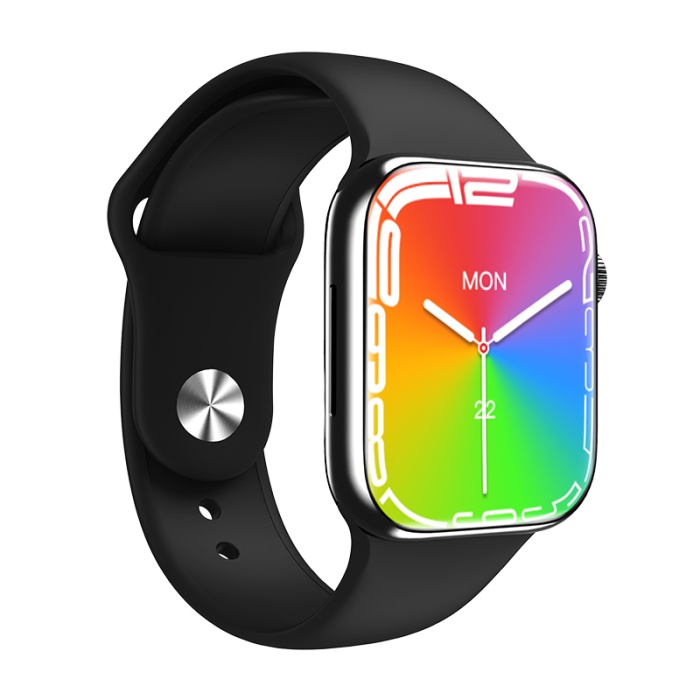 INTIME smartwatch 7 Max, 1.99", IP67, heart rate, ηχείο & mic, μαύρο