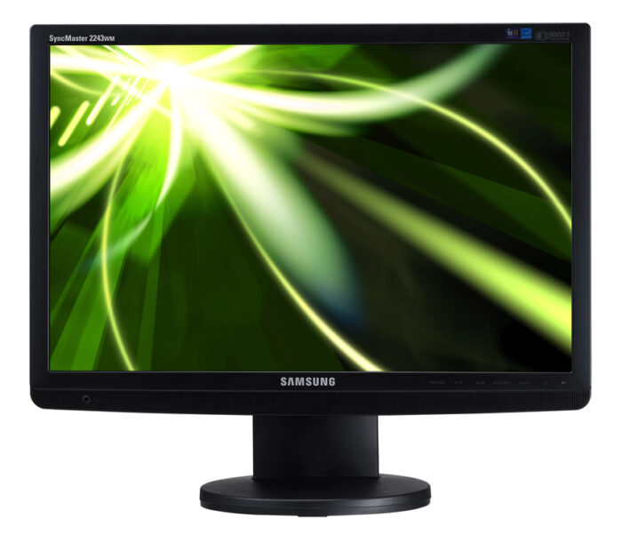 SAMSUNG used οθόνη 2243WM LCD, 22" 1680x1050px, VGA/DVI-D, με ηχεία, FQ