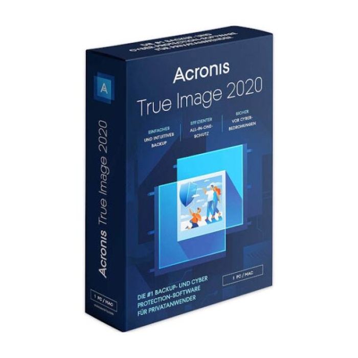 Acronis True Image Backup Software 2020 PC, Android, Mac, iOS 1 Συσκευή, 1 Χρόνο (Ηλεκτρονική άδεια)