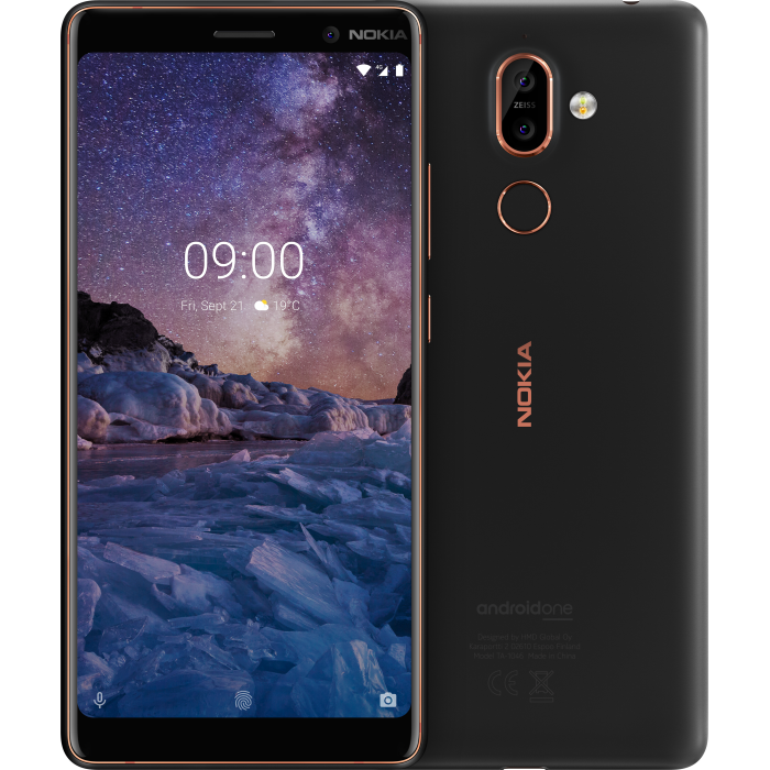 Nokia 7 Plus TA-1046 (4GB/64GB) Black/Copper Refurbished Grade A