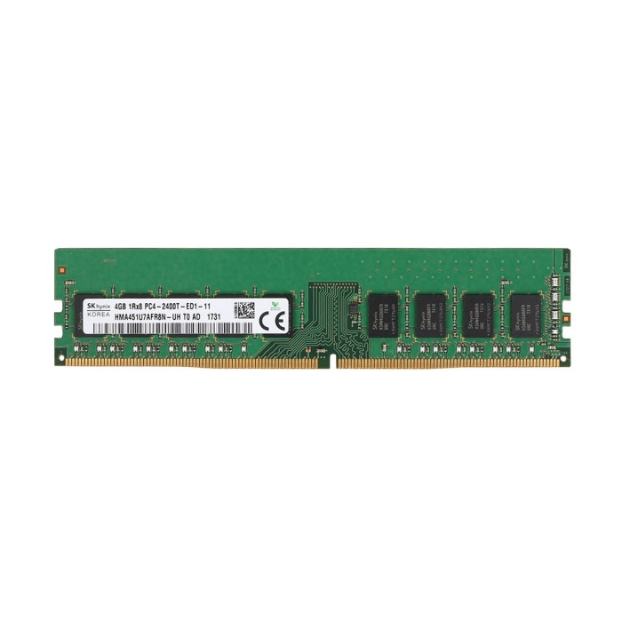 4gb Hynix Pc4-19200t Ddr4-2400t 1rx8 Cl9 Ecc Udimm 1.2v