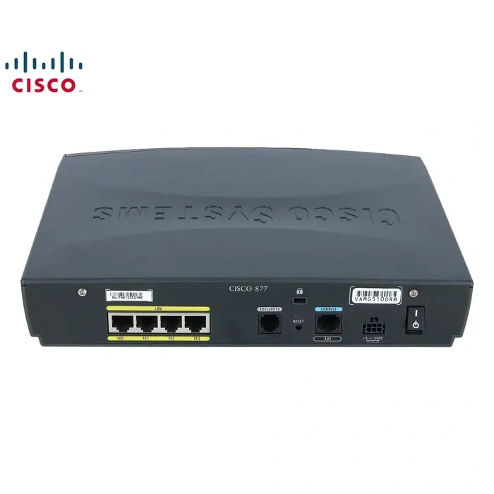 Router Cisco 877-k9 Adsl Over Pots (adsl2/adsl2+ Annex A)