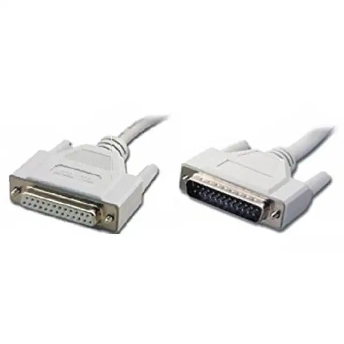 Cable Db25 Male To Db25 Female White