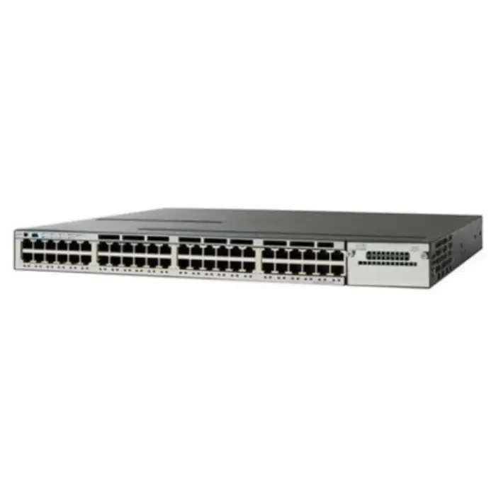 Switch Eth 48p 1gbe & 2x1gb Sfp & 2x10gb Sfp+ Cisco 3850 1x1100wac Psu Ip Base Poe+