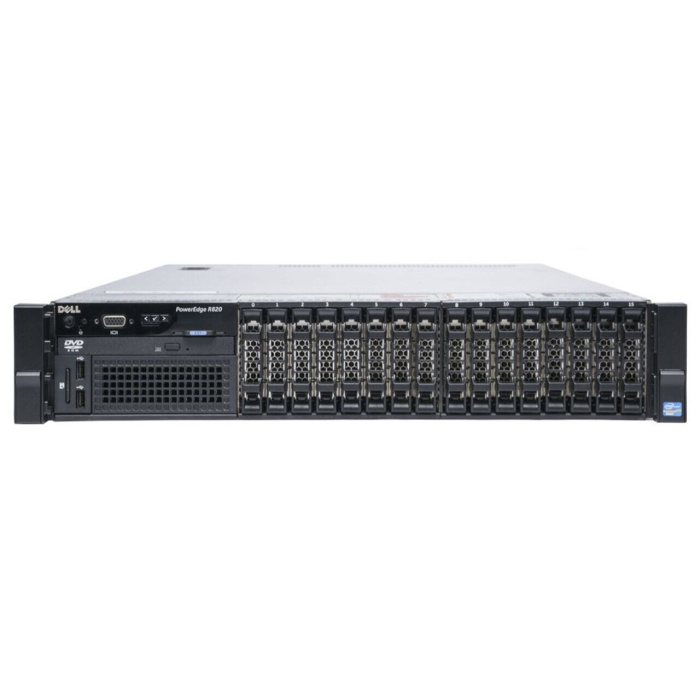 Server Dell R820 16sff 4xe5-4620/4x16gb/h710p-512gbwb