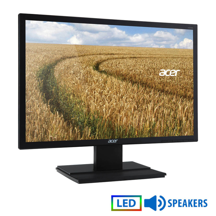 Used Monitor V226WL LED/Acer/22"/1680x1050/Wide/w/Speakers/Black/D-SUB & DVI-D