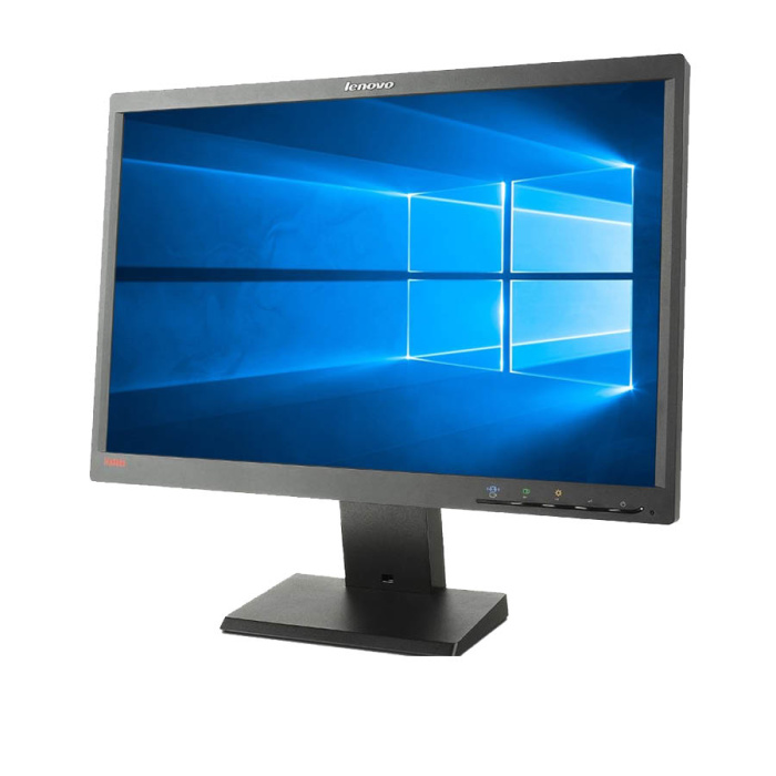 Used (A-) Monitor L2250p TFT/Lenovo /22"/1680x1050/Wide/Black/Grade A-/D-SUB & DVI-D