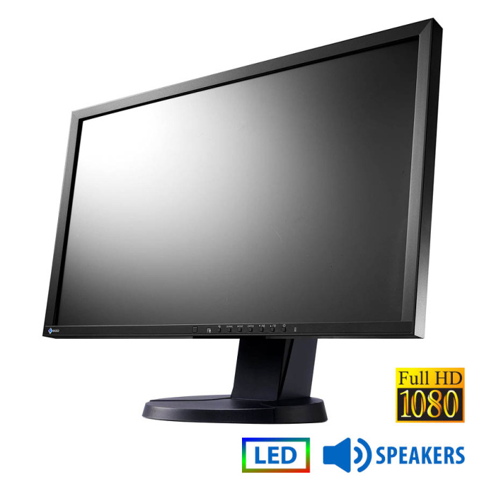 Used Monitor EV2336W LED/Eizo/23"FHD/1920x1080/Wide/Black/w/Speakers/D-SUB & DVI-D & DP & USB HUB