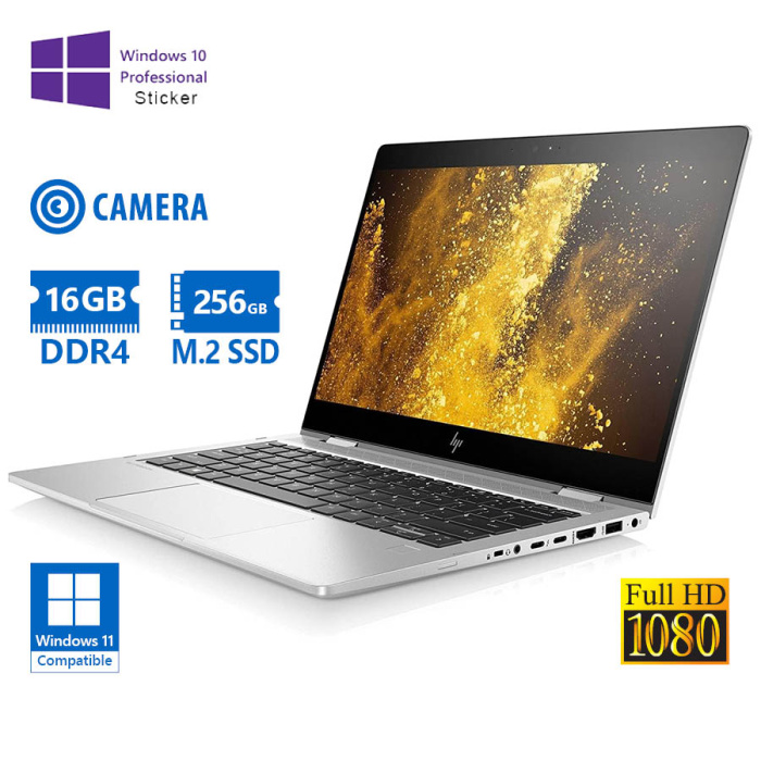 HP Elitebook 830 G6 i5-8350U/13.3"FHD/16GB DDR4/256GB M.2 SSD/No ODD/Camera/10P Grade A Refurbished