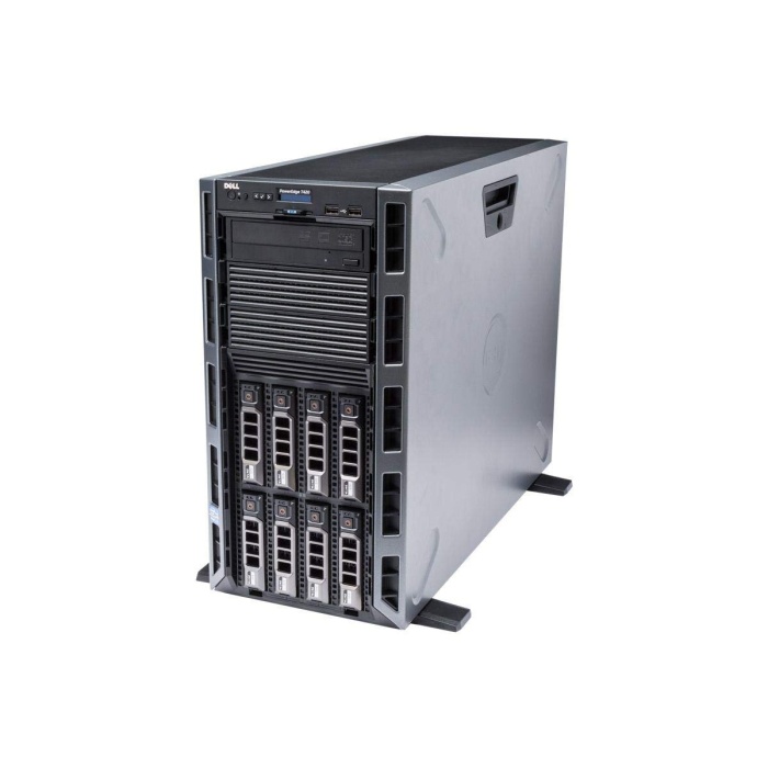 Refurbished Server Dell T320 8lff E5-2450l/96gb/3x146gb 15k/5x4TB SAS/h710-512mbwb/rd1000/bcm 5720 2p/2x495w/bezel/idrac7 Ent