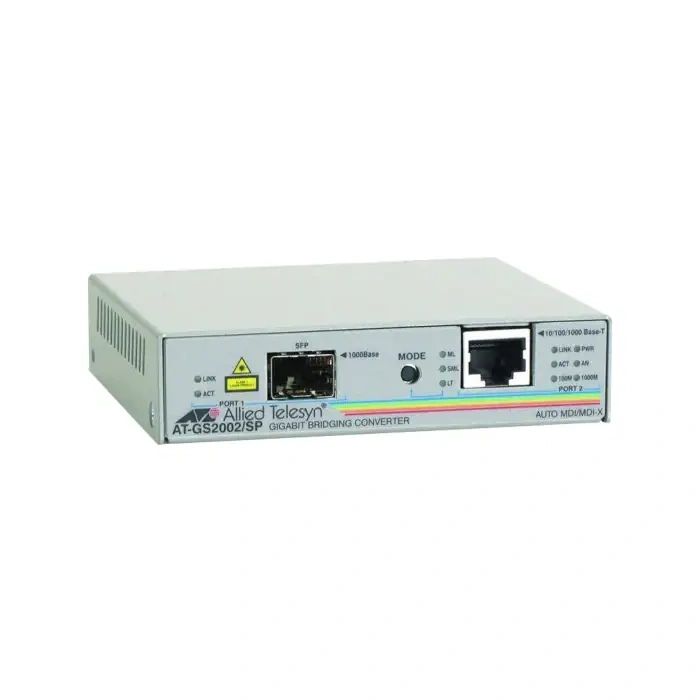 Media Converter Eth Rj45 To Sfp Allied Telesis At-gs2002/sp