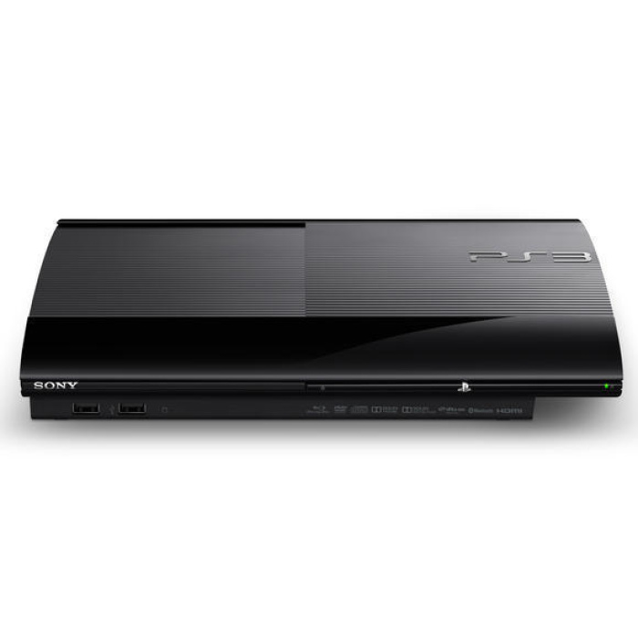 Sony PlayStation 3 Super Slim 12GB Black Refurbished Grade A - Χωρίς Χειριστήριο