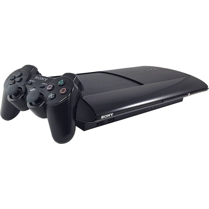 Sony PlayStation 3 Super Slim 12GB Black Refurbished Grade A - Χωρίς Χειριστήριο