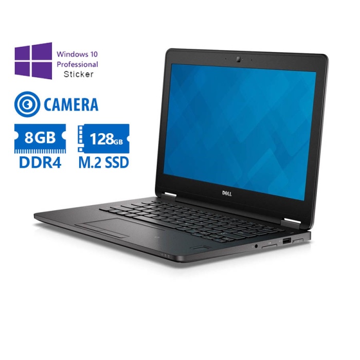 Dell Latitude E7270 i5-6300U/12.5``/8GB DDR4/128GB M.2 SSD/No ODD/Camera/10P Grade A Refurbished Lap