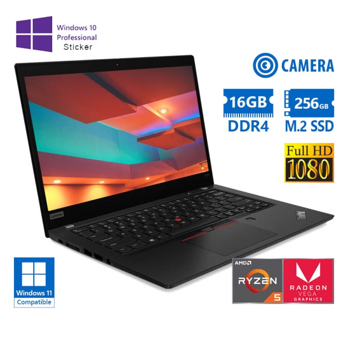 Lenovo ThinkPad X395 Ryzen 5 Pro 3500U/13.3``FHD/16GB DDR4/256GB M.2 SSD/w/Radeon™ Vega 8 Graphics (