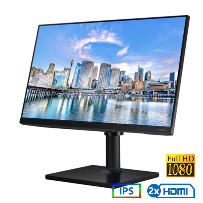 Used Monitor LF24T450F IPS LED/Samsung/27``FHD/1920x1080/Wide/Black/DP & 2x HDMI & USB HUB