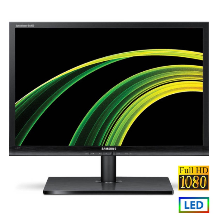 Used Monitor S24A850 LED/Samsung/24``FHD/1920x1080/Wide/Black/D-SUB & DVI-D & DP & USB HUB