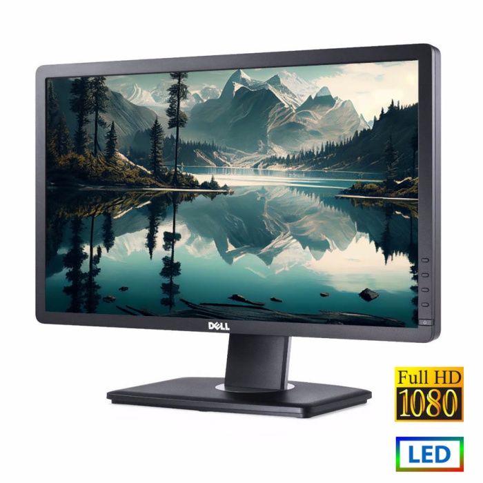 Used (A-) Monitor P2312HT LED/Dell/23"FHD/1920x1080/Wide/Black/Grade A-/D-SUB & DVI-D & USB Hub