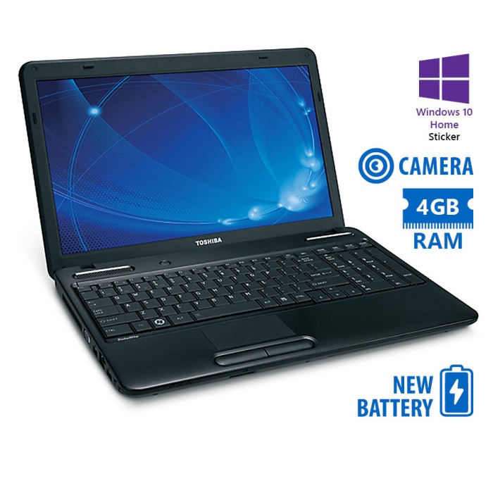 Toshiba Satellite C650 i7-5500U/15.6``/4GB DDR3/500GB/DVD/Camera/New Battery/10H Grade A Refurbished